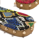 Studs Clear Strap Chinelos